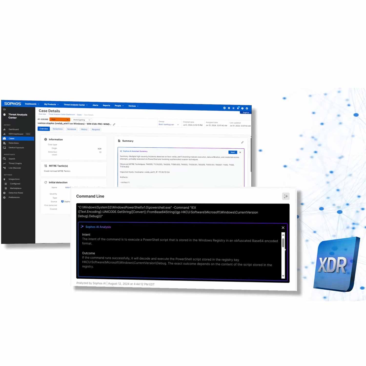 Sophos Central Intercept X Advanced for Server mit XDR - 1-9 servers - 24 Monate