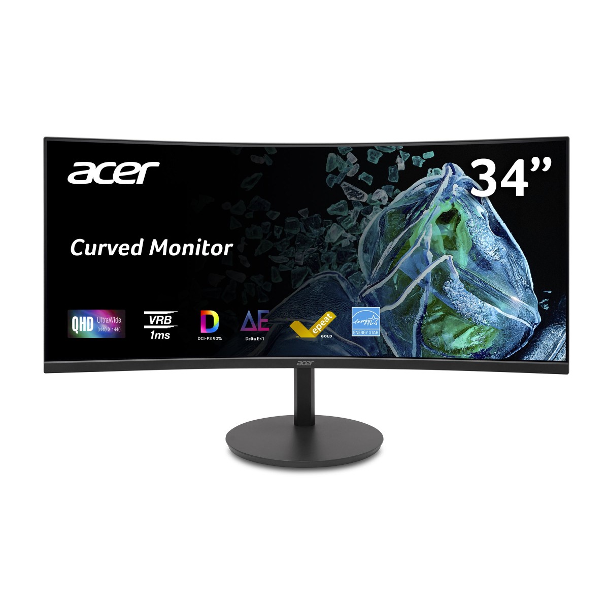 Acer Vero CB342CUR J0 86,4 cm (34 Zoll) Curved-LED-Monitor