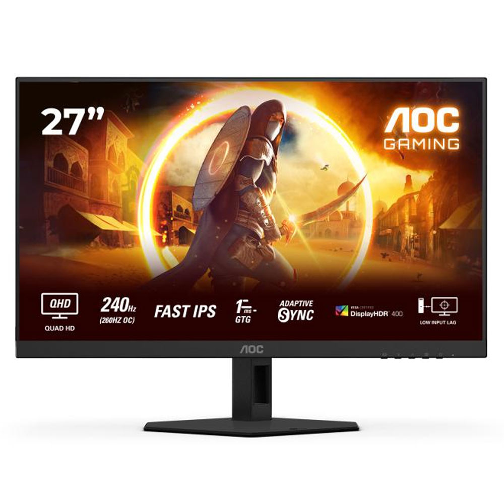 AOC Gaming Q27G4ZR 68,6 cm (27 Zoll) Gaming-Monitor schwarz/rot