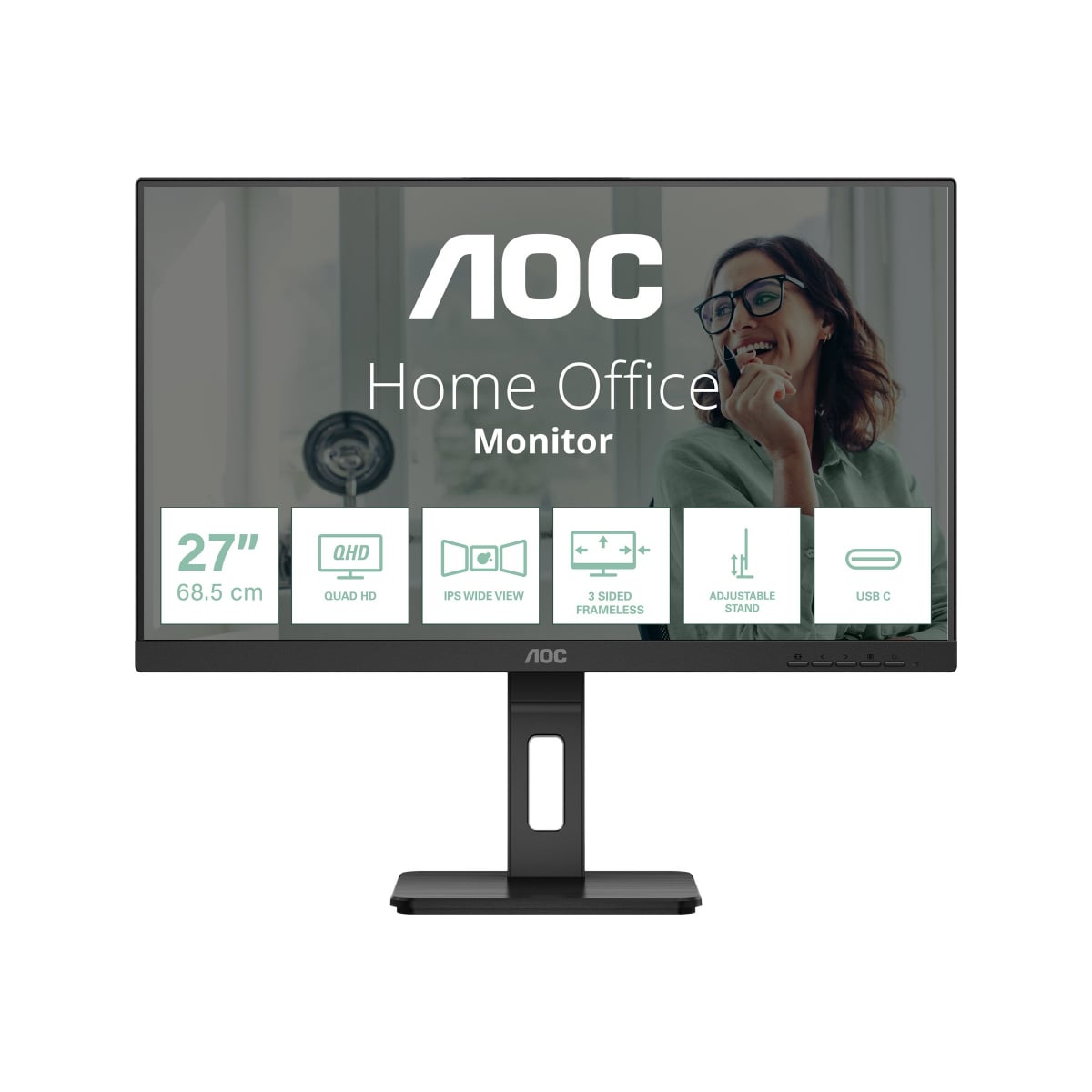 AOC Q27P3CV 68,6 cm (27 Zoll) LED-Monitor