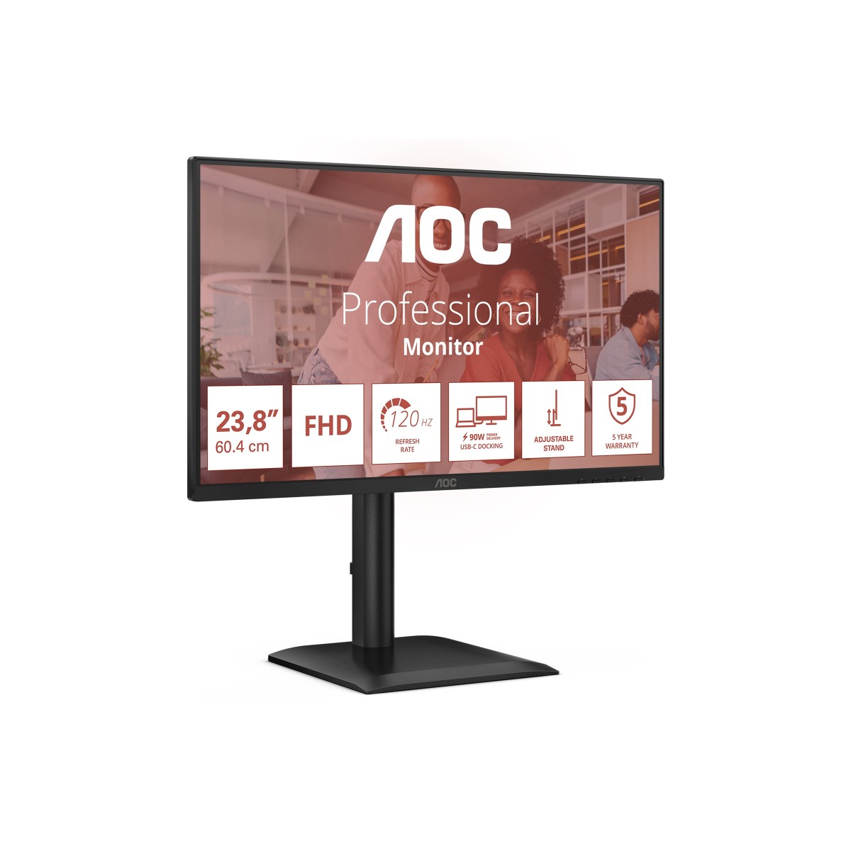 AOC 24E4CV 61 cm (24 Zoll) LED-Monitor