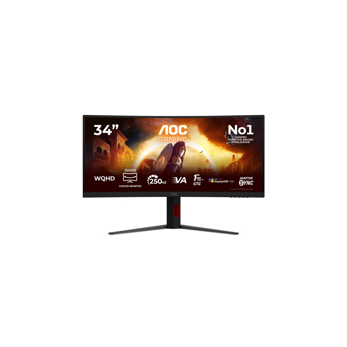 AOC Gaming G4 Series CU34G4ZCA 86,4 cm (34 Zoll) Curved-Gaming-Monitor