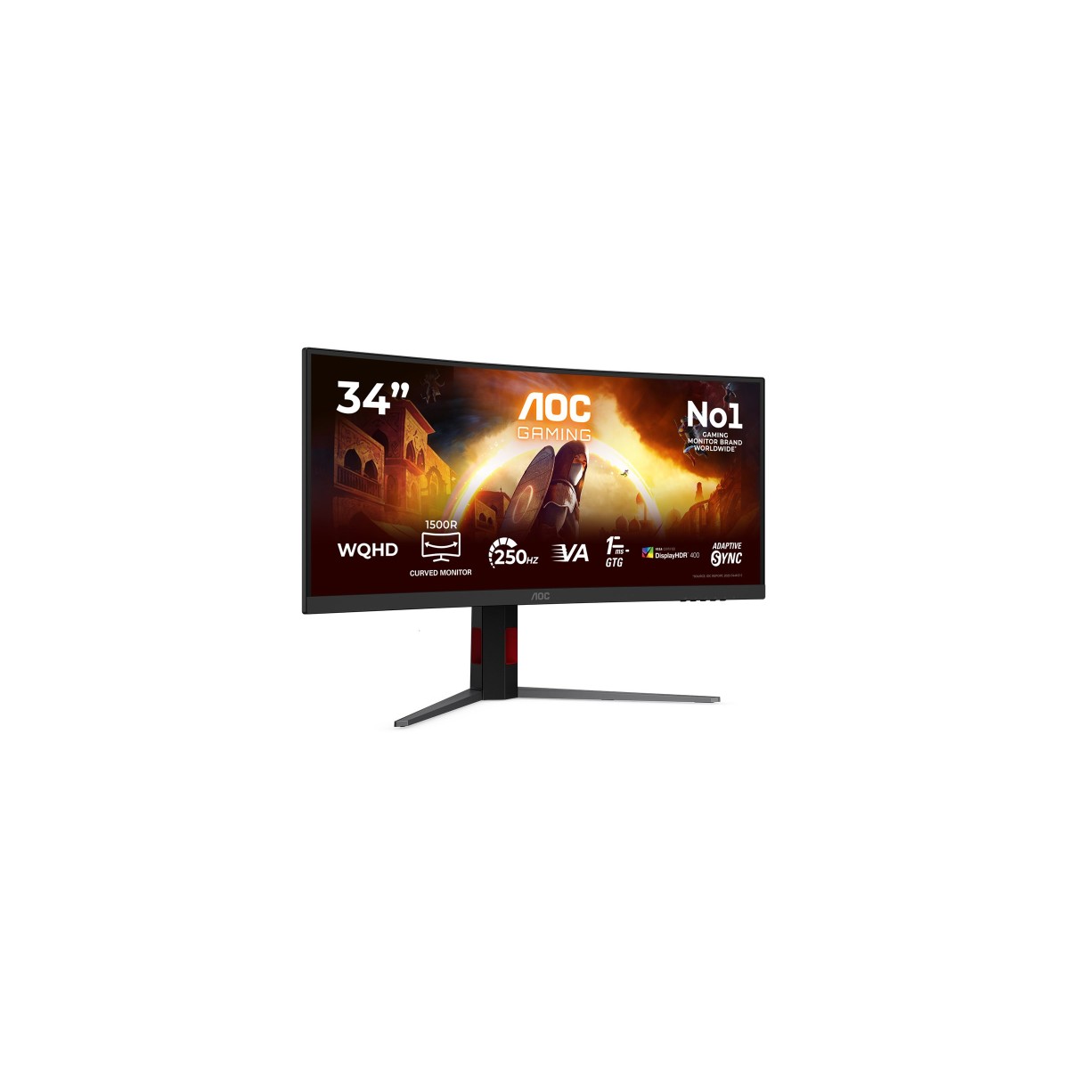 AOC Gaming G4 Series CU34G4ZCA 86,4 cm (34 Zoll) Curved-Gaming-Monitor