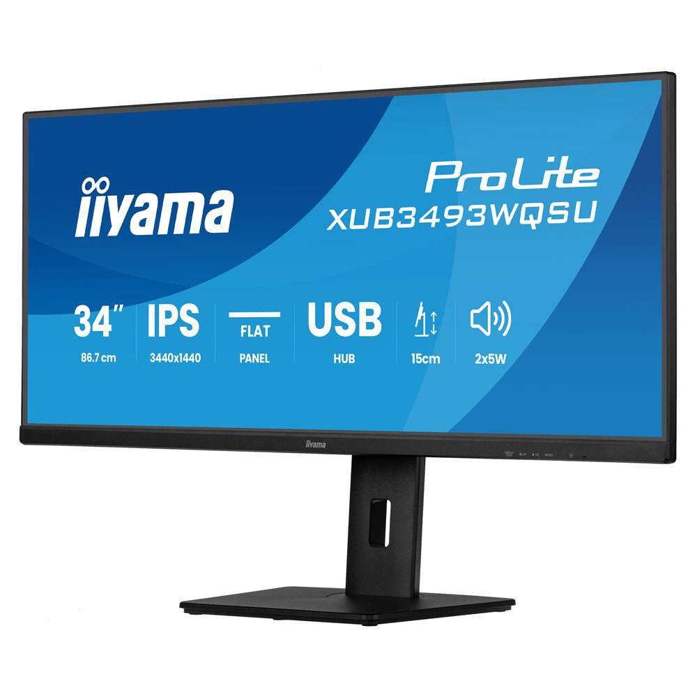 Iiyama Prolite XUB3493WQSU-B6 86,7 cm (34 Zoll) LED-Monitor schwarz