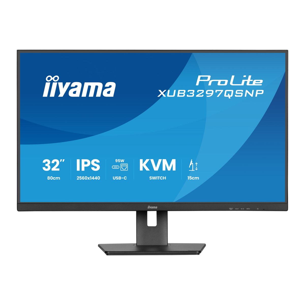 iiyama Prolite XUB3297QSNP-B1 80 cm (32 Zoll) LED-Monitor schwarz