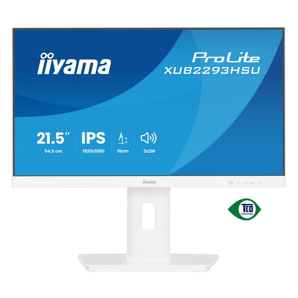iiyama ProLite XUB2293HSU-W7 55,9 cm (22 Zoll) LED-Monitor weiß