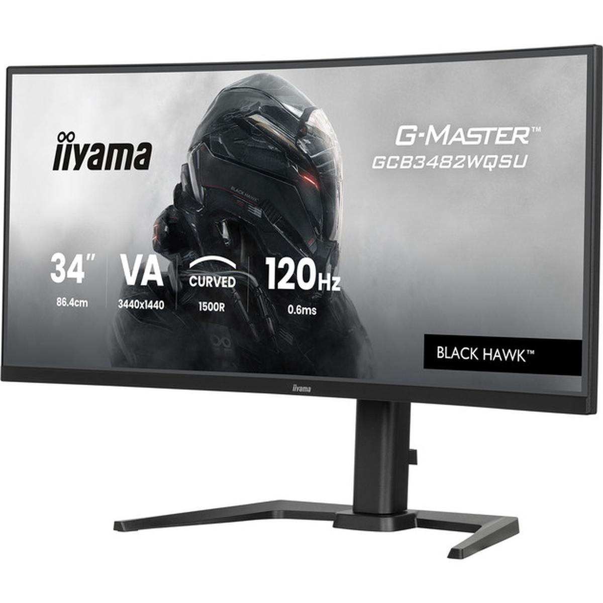 Iiyama G-Master Black Hawk GCB3482WQSU-B1 86,4 cm (34 Zoll) Curved-Gaming-Monitor