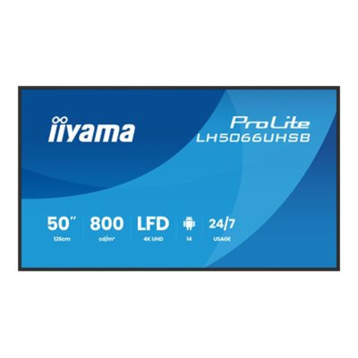 Iiyama ProLite LH5066UHSB-B1AG 126 cm (49,5 Zoll) 4K Digital Signage Display