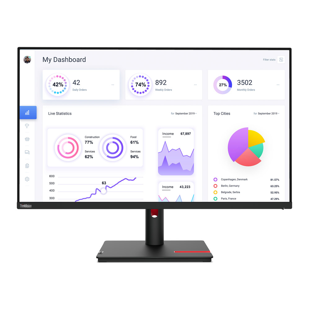 Lenovo ThinkVision T32p-30 80cm (31,5 Zoll) 4K-LED-Monitor