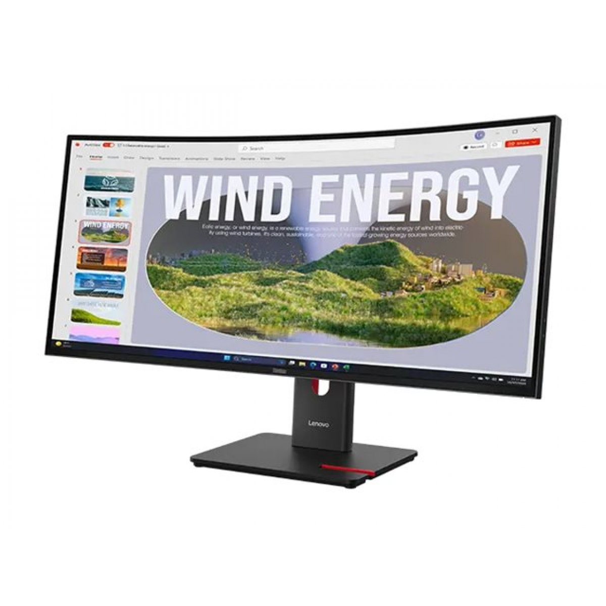 Lenovo ThinkVision P34WD-40 86,4 cm (34 Zoll) Curved-LED-Monitor
