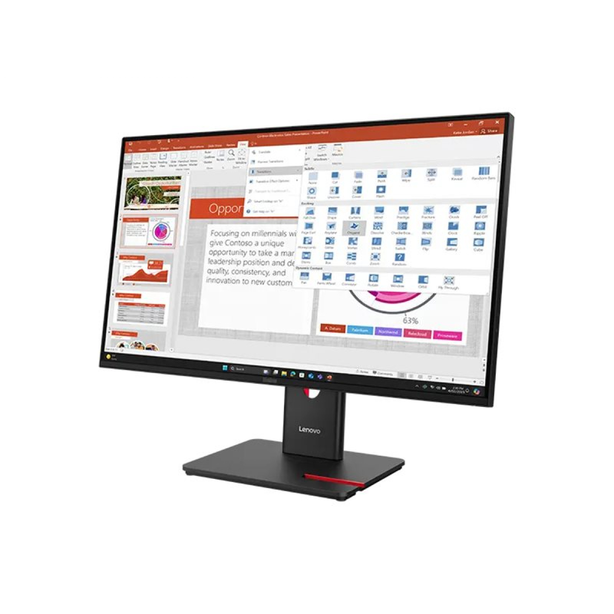 Lenovo ThinkVision T27-40 68,6 cm (27 Zoll) LED-Monitor