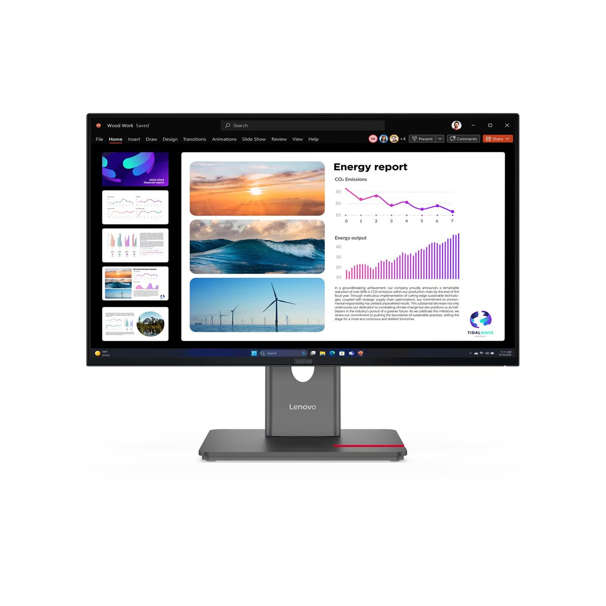 Lenovo ThinkVision P24Q-40 61 cm (24 Zoll) LED-Monitor (2. Wahl)