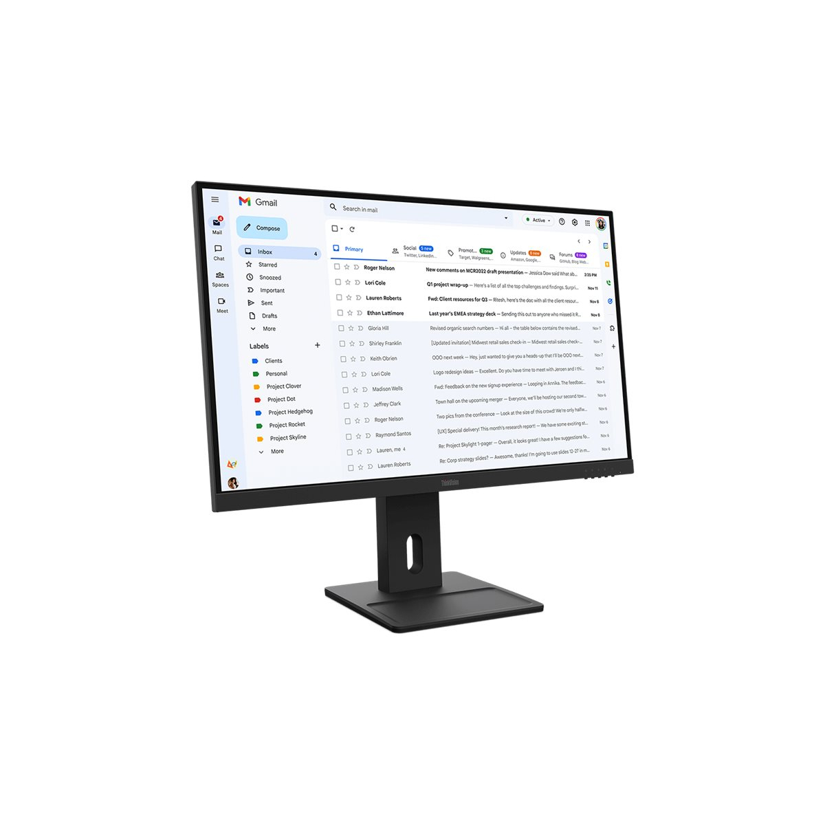 Lenovo ThinkVision E27-40 68,6 cm (27 Zoll) LED-Monitor
