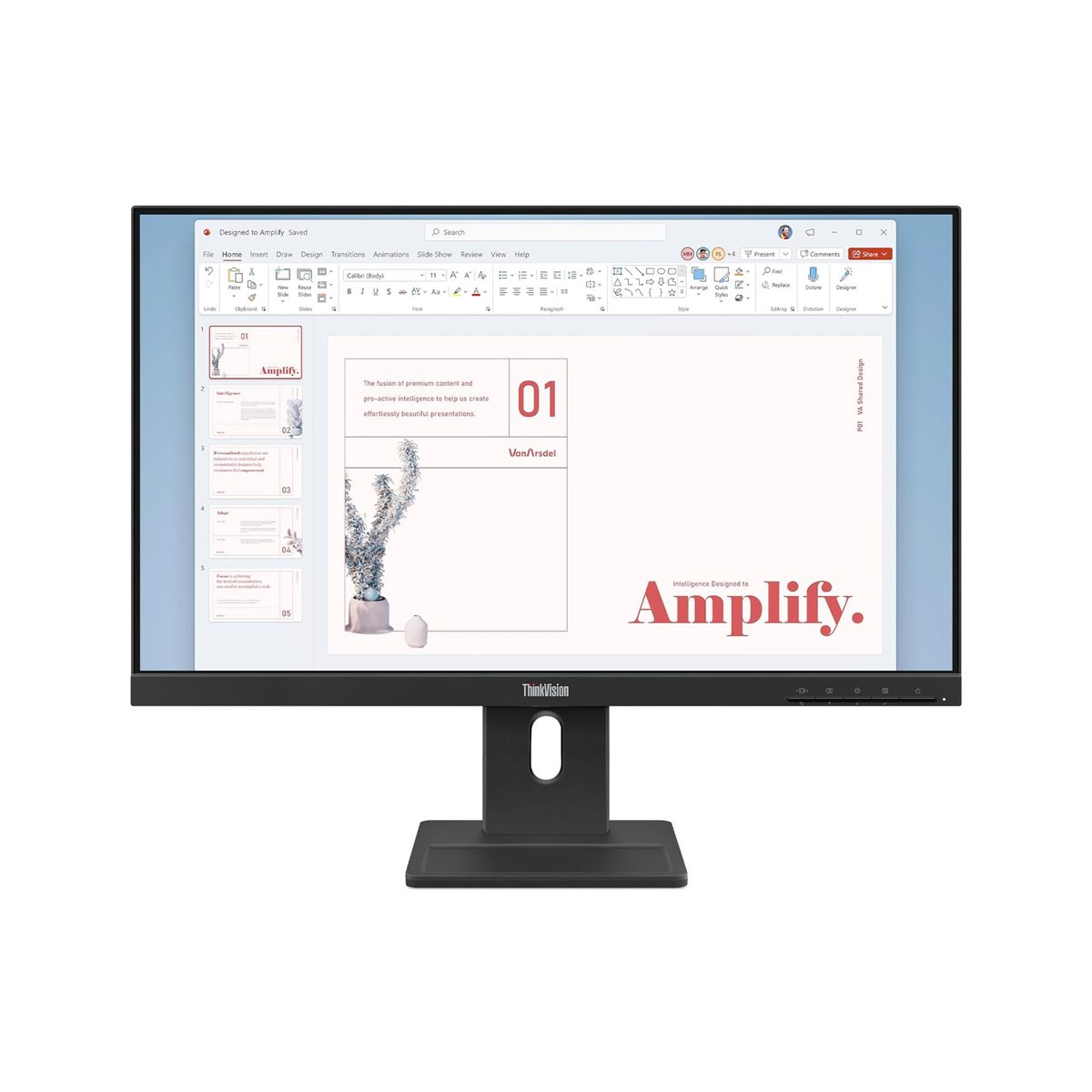 Lenovo ThinkVision E24-40 60,5 cm (23,8 Zoll) LED-Monitor
