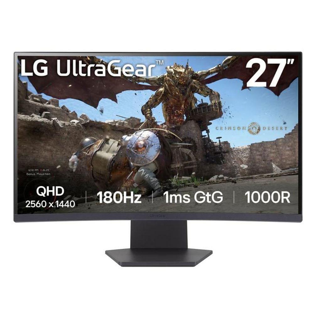 LG UltraGear 27GS60QC-B 68.4 cm (27 Zoll) Curved-Gaming-Monitor (2. Wahl)