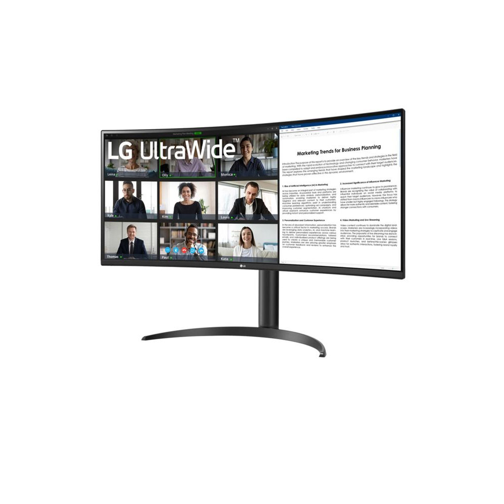 LG UltraWide 34WR55QK-B 86.42 cm (34 Zoll) Curved-LED-Monitor (2. Wahl)