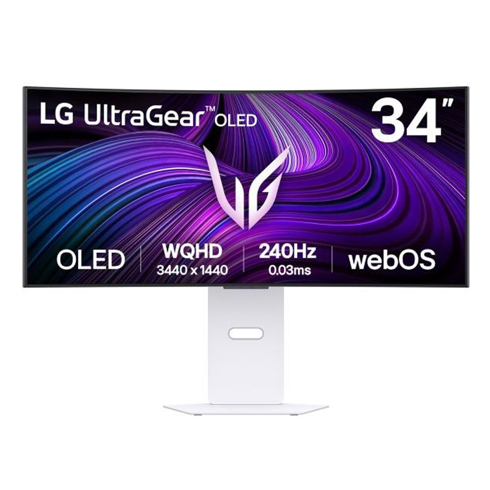 LG UltraGear 34GX90SA-W 34 Zoll (86,2 cm) Curved-Gaming-OLED-Monitor