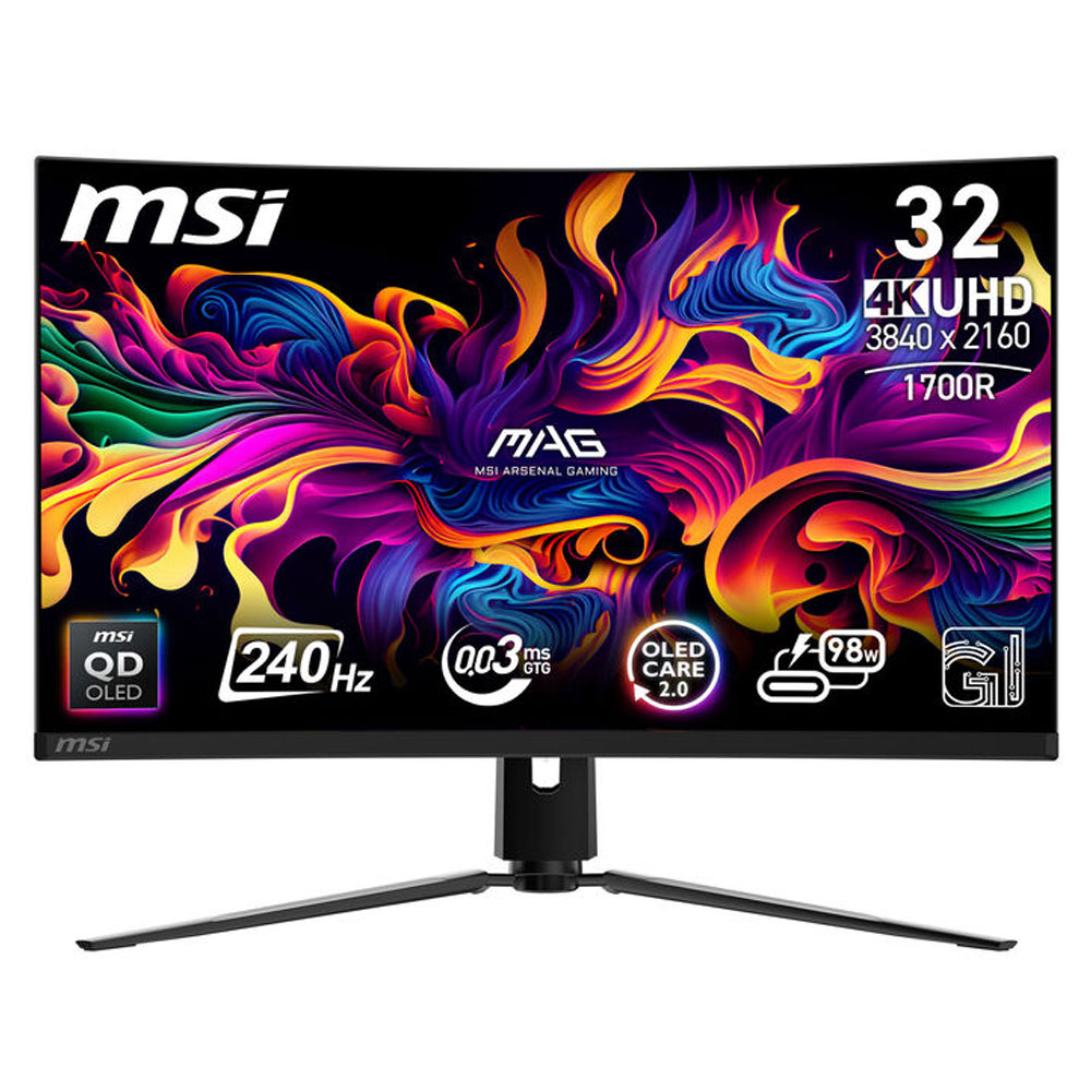 MSI MPG 321CURXDE 81,3 cm (32 Zoll) Curved-4K--QD-OLED-Monitor