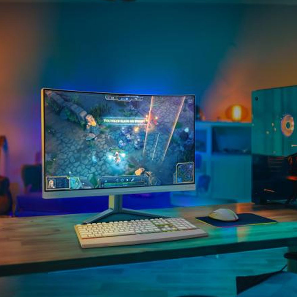 Philips Evnia 27M2C5501 68,6 cm (27 Zoll) Curved-Gaming-Monitor weiß