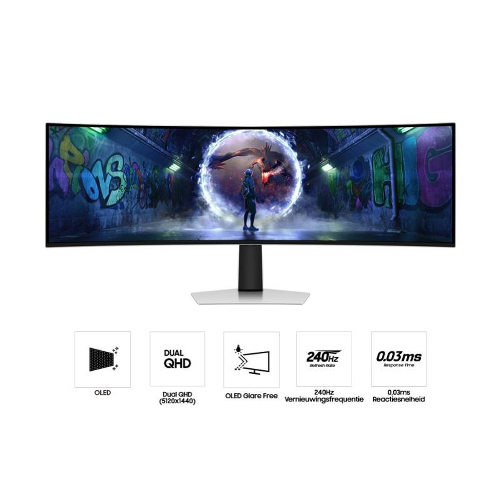 Samsung Odyssey OLED G9 LS49DG934SUXEN 124,20 cm (49 Zoll) Curved Gaming Monitor