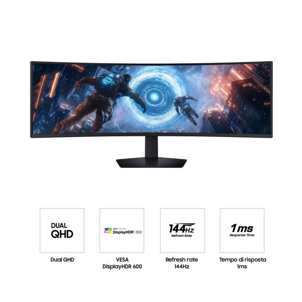 Samsung Odyssey G9 G91F Series S49FG910EU 124,5 cm (49 Zoll) DQHD-Curved-Gaming-Monitor