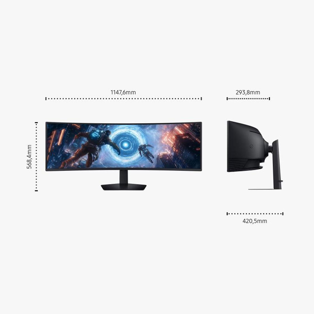 Samsung Odyssey G9 G91F Series S49FG910EU 124,5 cm (49 Zoll) DQHD-Curved-Gaming-Monitor