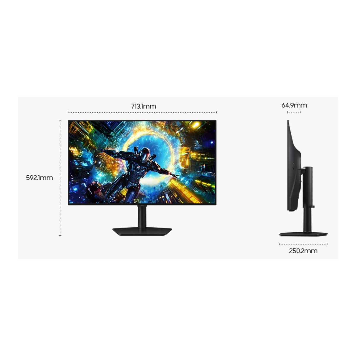 Samsung G73SH Series S32HG732SU 81,3 cm (32 Zoll) 4K-OLED-Gaming-Monitor