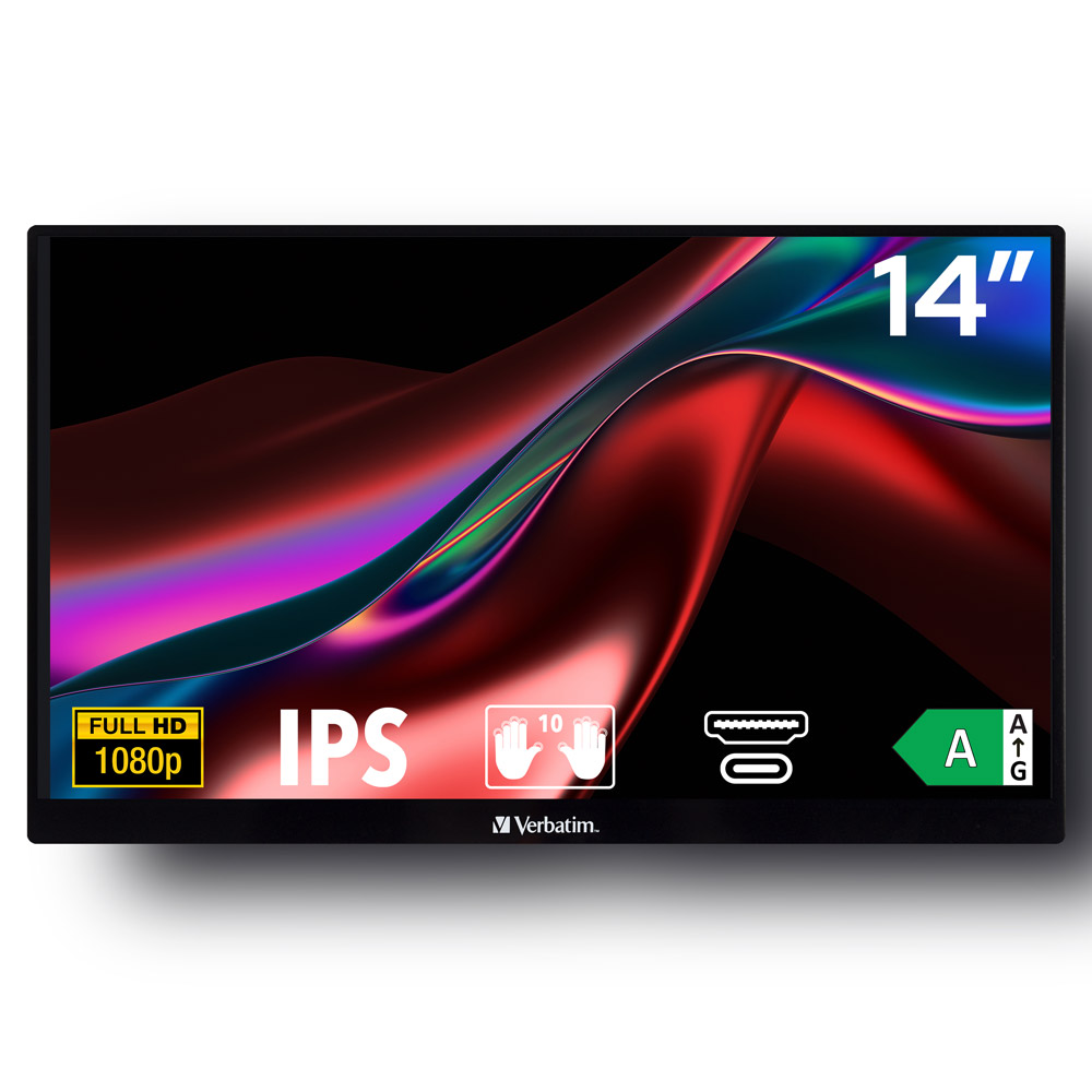 Verbatim PMT-14 35.6 cm (14 Zoll) LED-Monitor