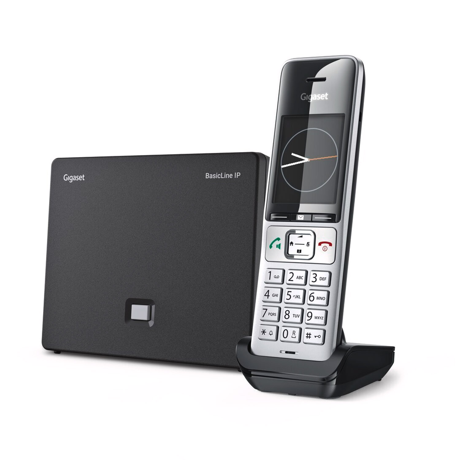 Gigaset BasicLine IP+COMFORT 500HX Basisstation silber/schwarz (2. Wahl)