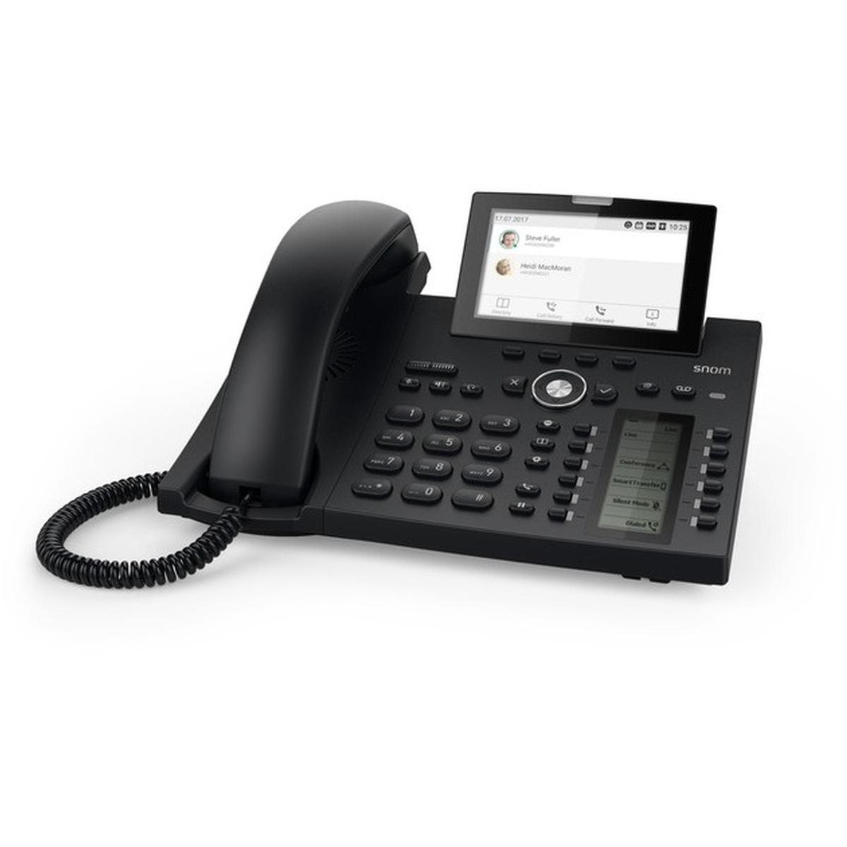 Snom D385 IP-Telefon schwarz