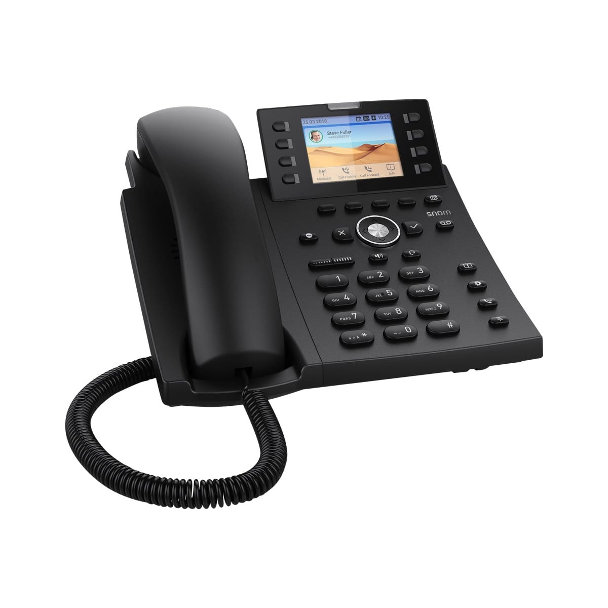 Snom D335 IP-Telefon schwarz