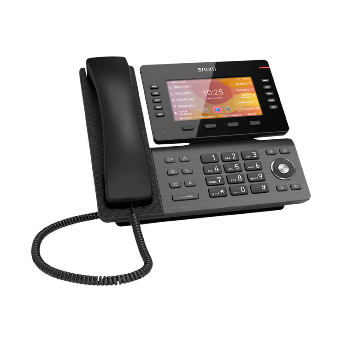 Snom D865 IP-Telefon schwarz
