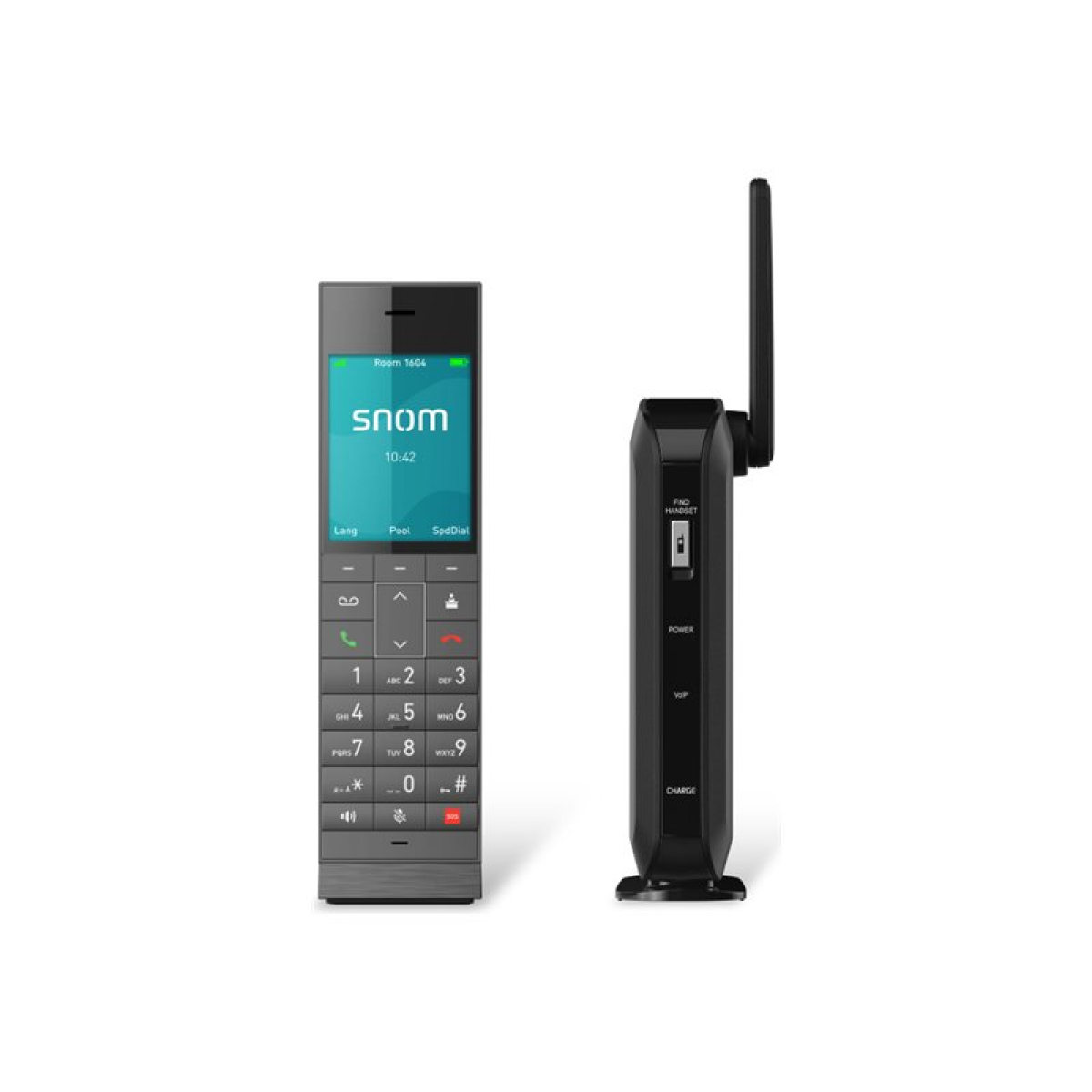 Snom HM201 Schnurloses DECT-Hospitality-Telefon