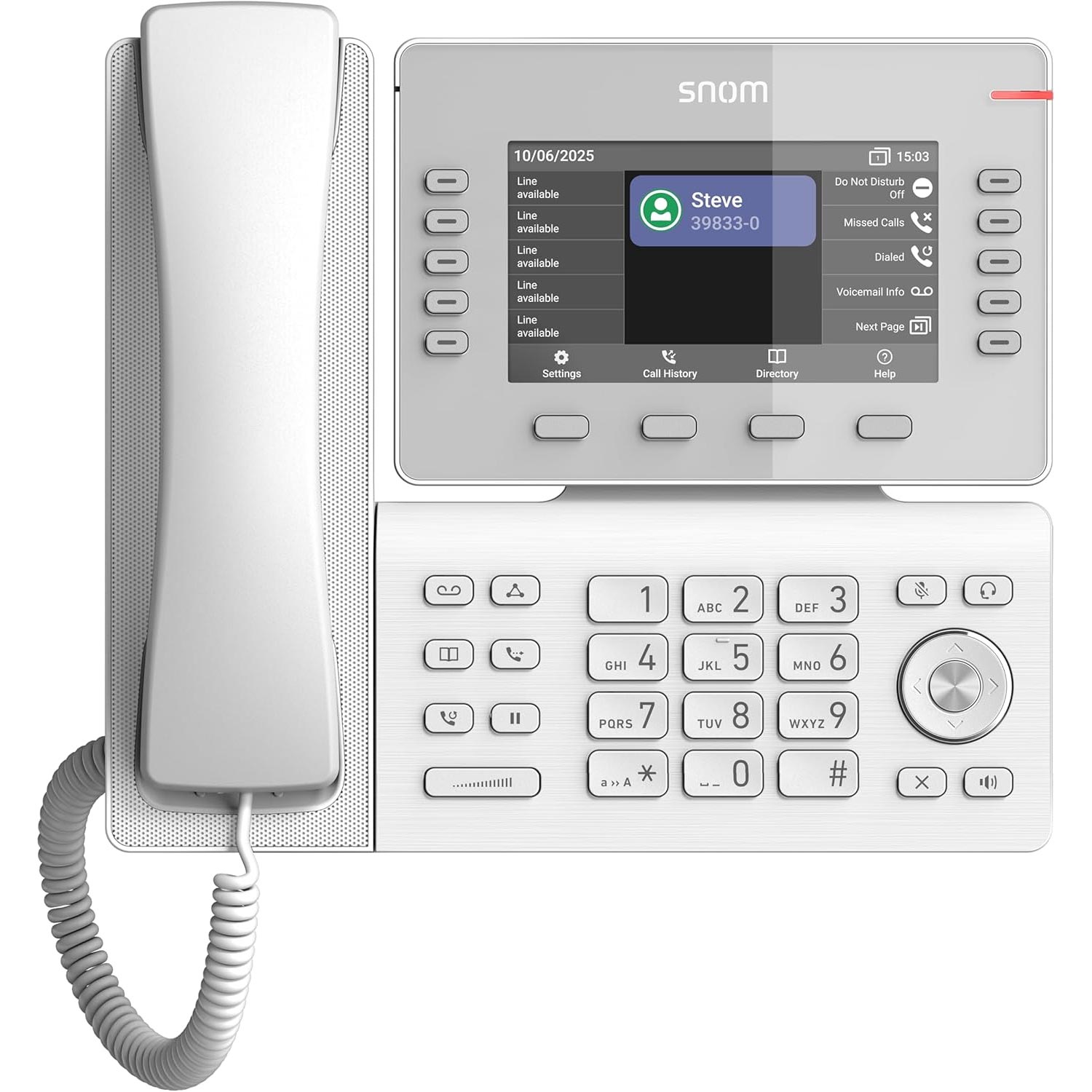 Snom D815WB IP-Tischtelefon weiß