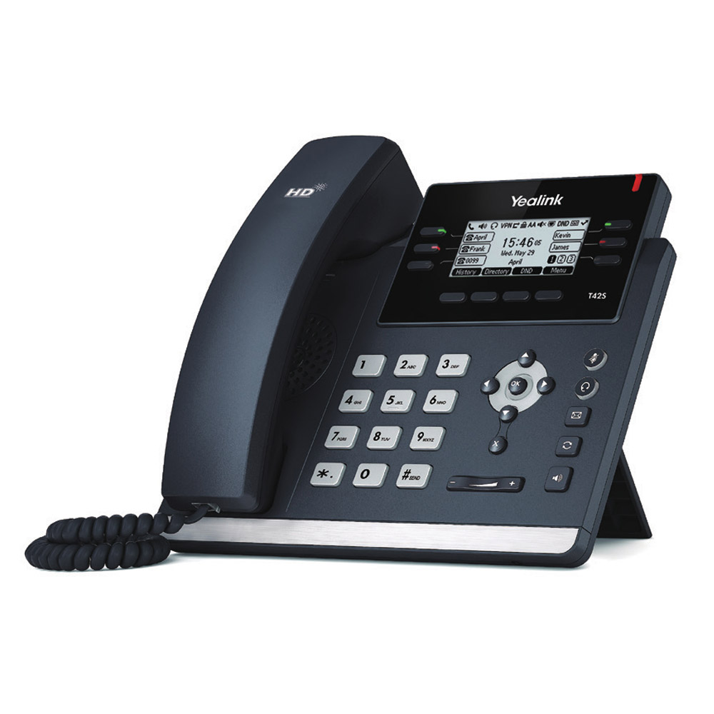 YEALINK SIP-T42S SIP-IP-Telefon PoE Ausstellungsgerät