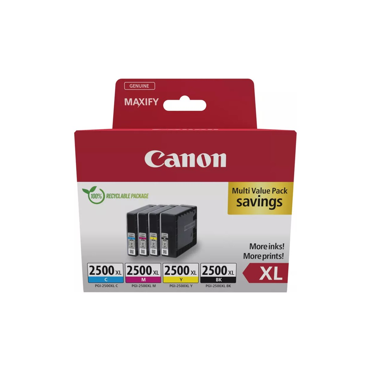 Canon&#x20;PGI-2500XL&#x20;Multipack&#x20;Tintenpatronen&#x20;XL