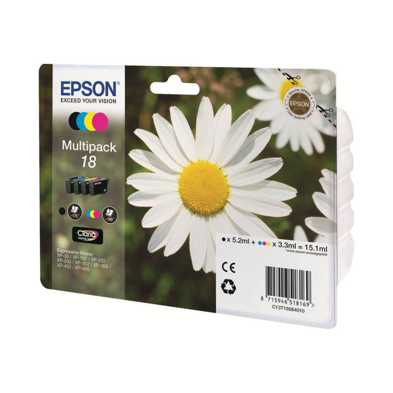 Epson No.18 Tintenpatrone Multipack