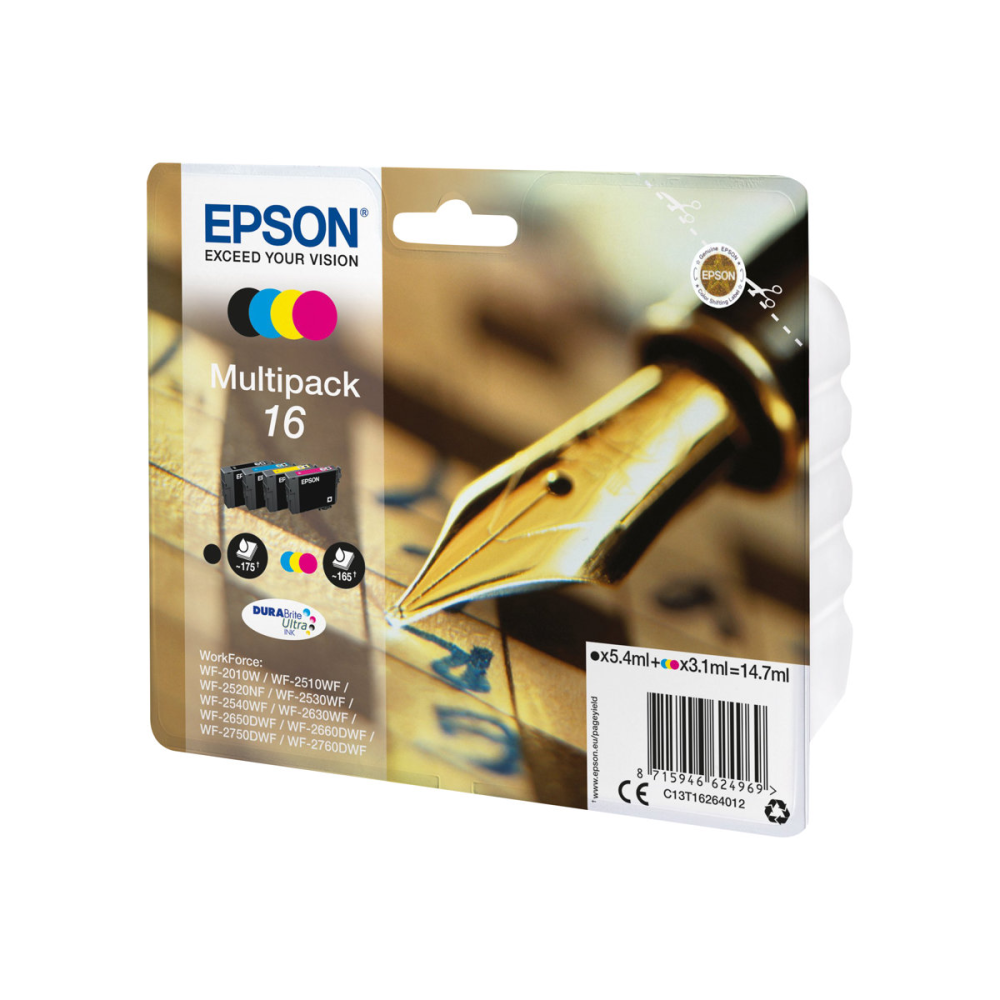 Epson 16 Tintenpatronen Multipack 4-farbig