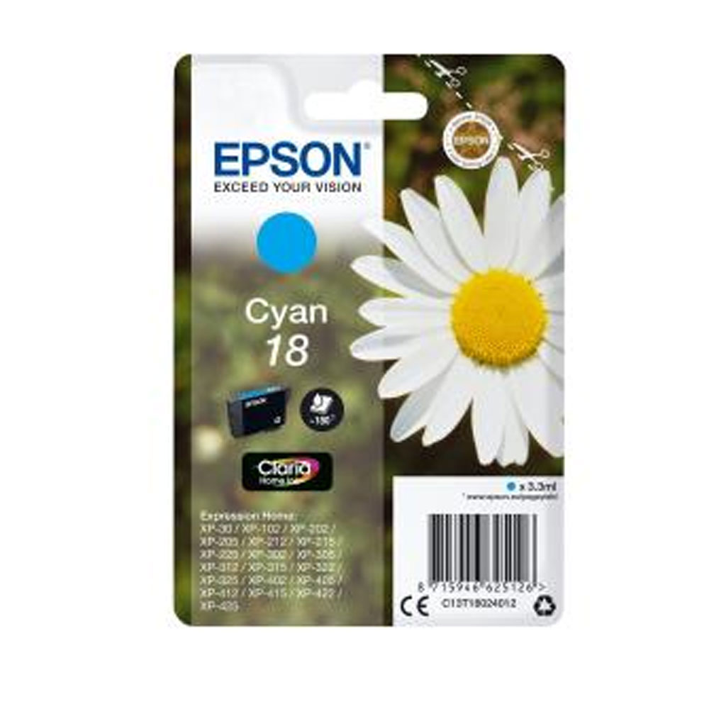 Epson No.18 Tintenpatrone cyan