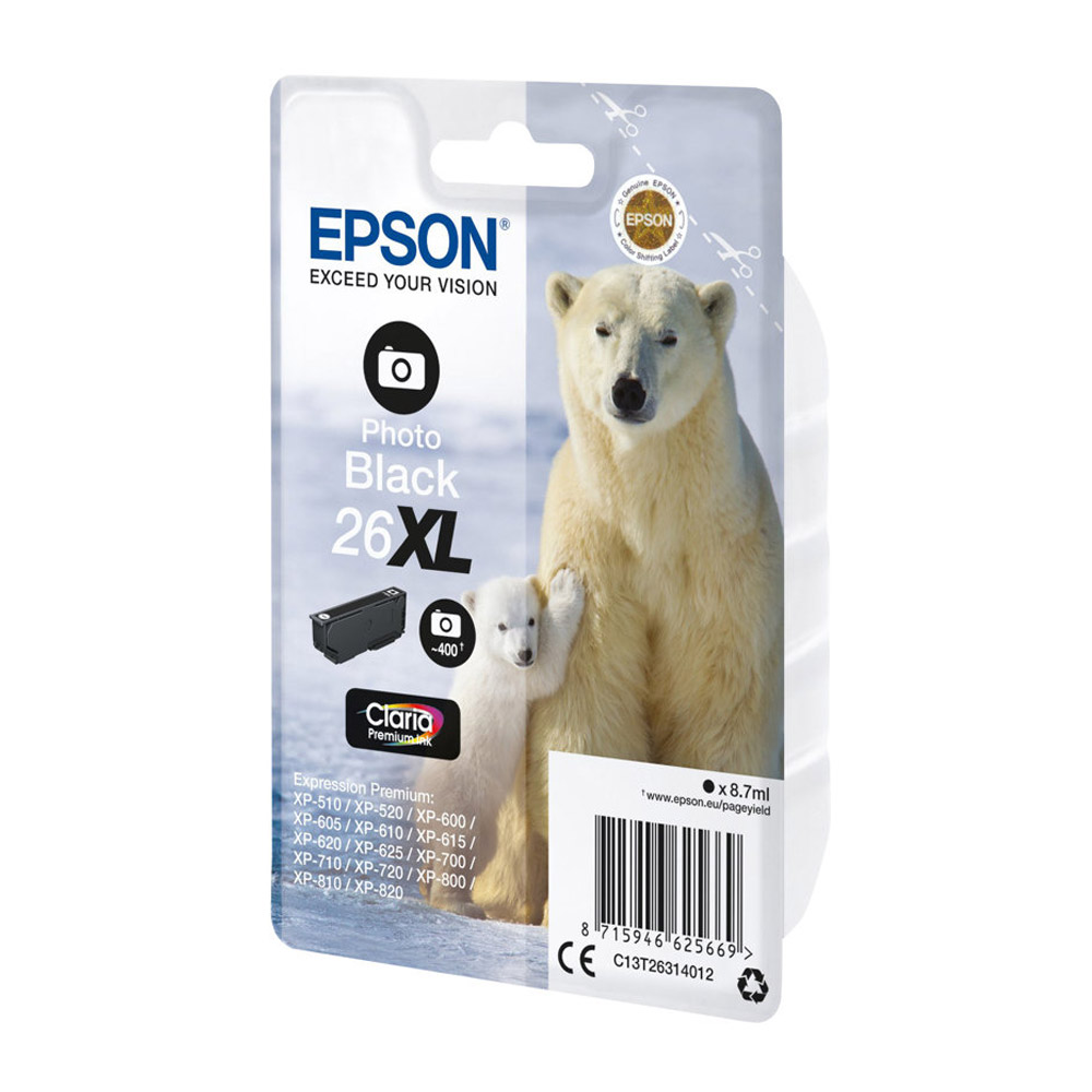 Epson 26XL Tintenpatrone fotoschwarz