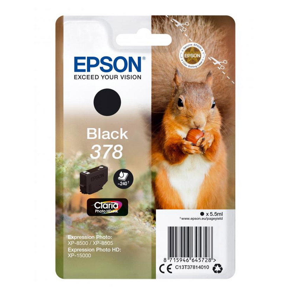 Epson 378 Tintenpatrone schwarz
