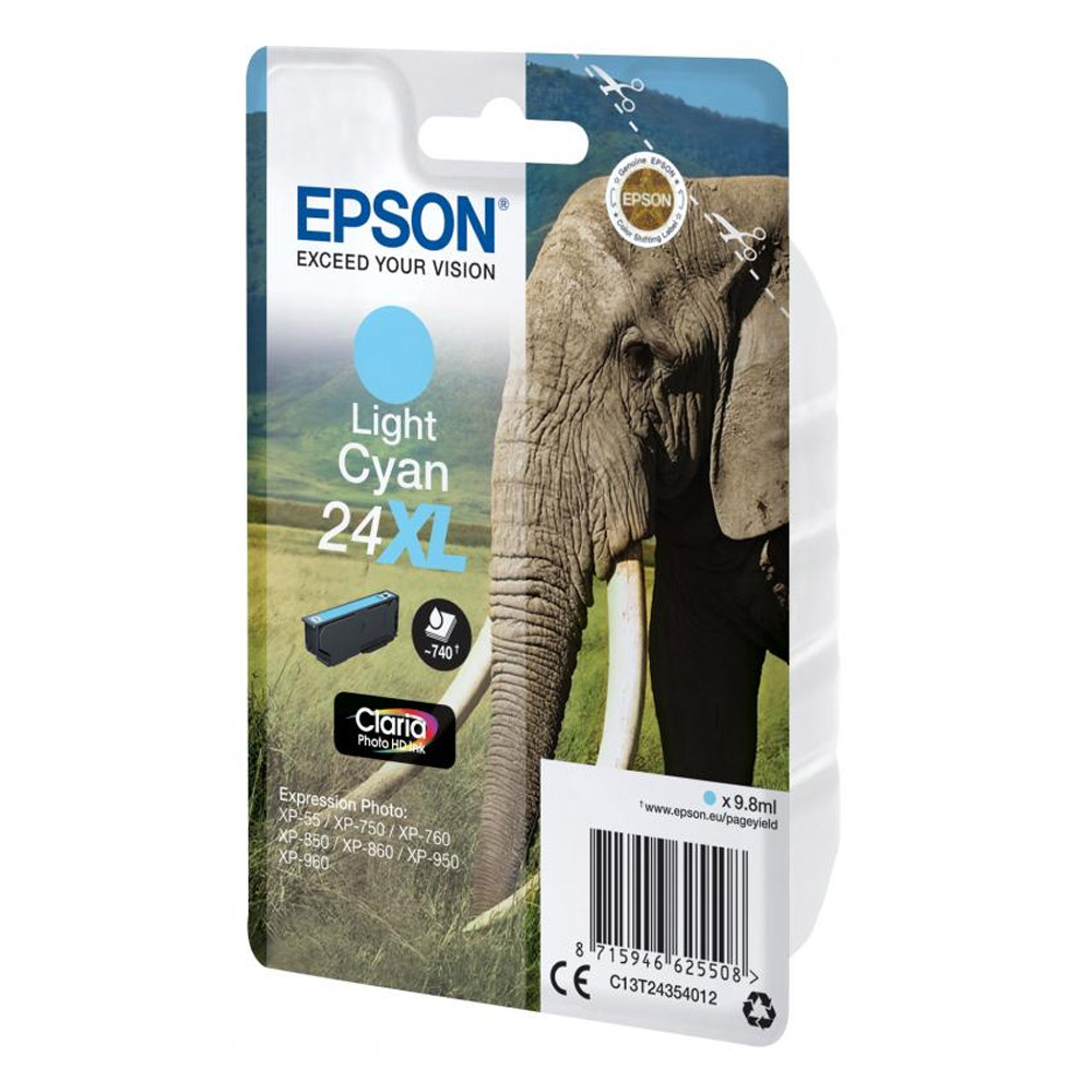 Epson 24XL Tintenpatrone hellcyan