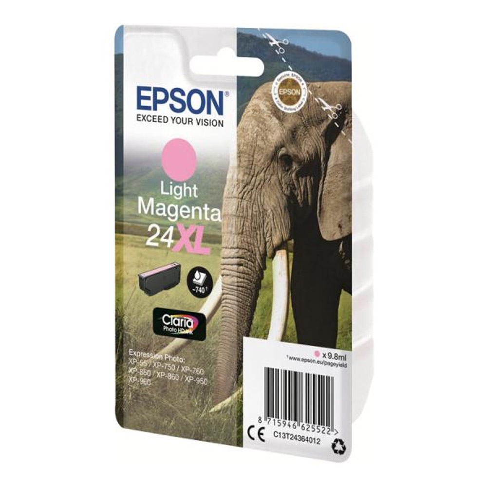Epson 24XL Tintenpatrone hellmagenta