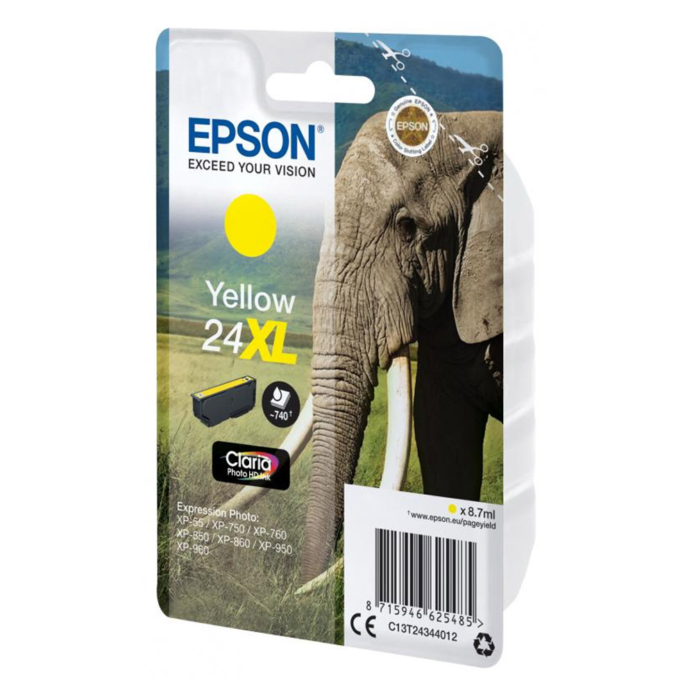 Epson 24XL Tintenpatrone gelb