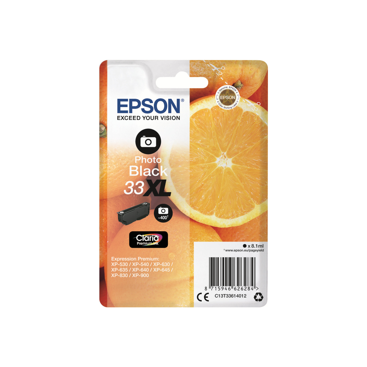 Epson 33XL Tintenpatrone fotoschwarz