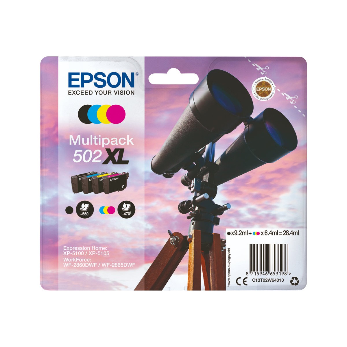 Epson 502XL Tintenpatronen Multipack
