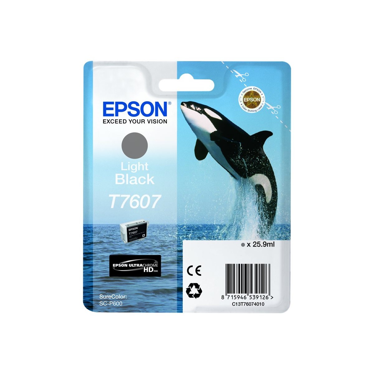 Epson T7607 Tintenpatrone light black