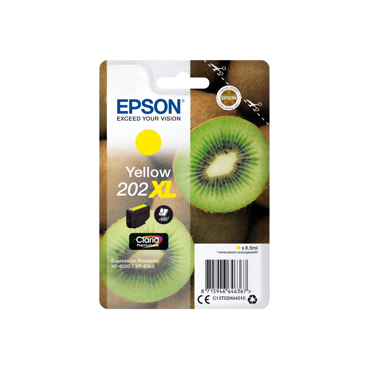 Epson 202XL Tintenpatrone gelb