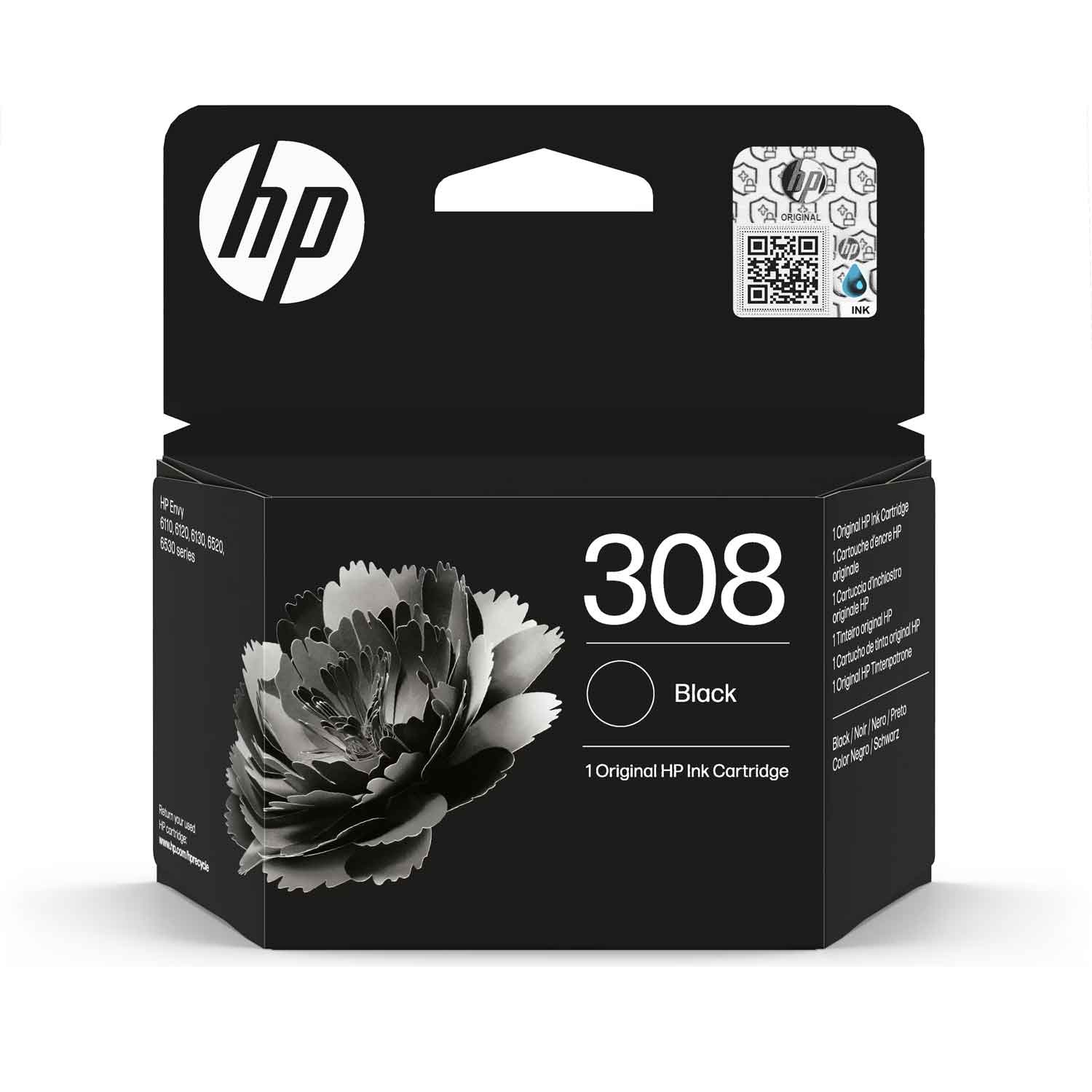 HP 308 Tintenpatrone schwarz