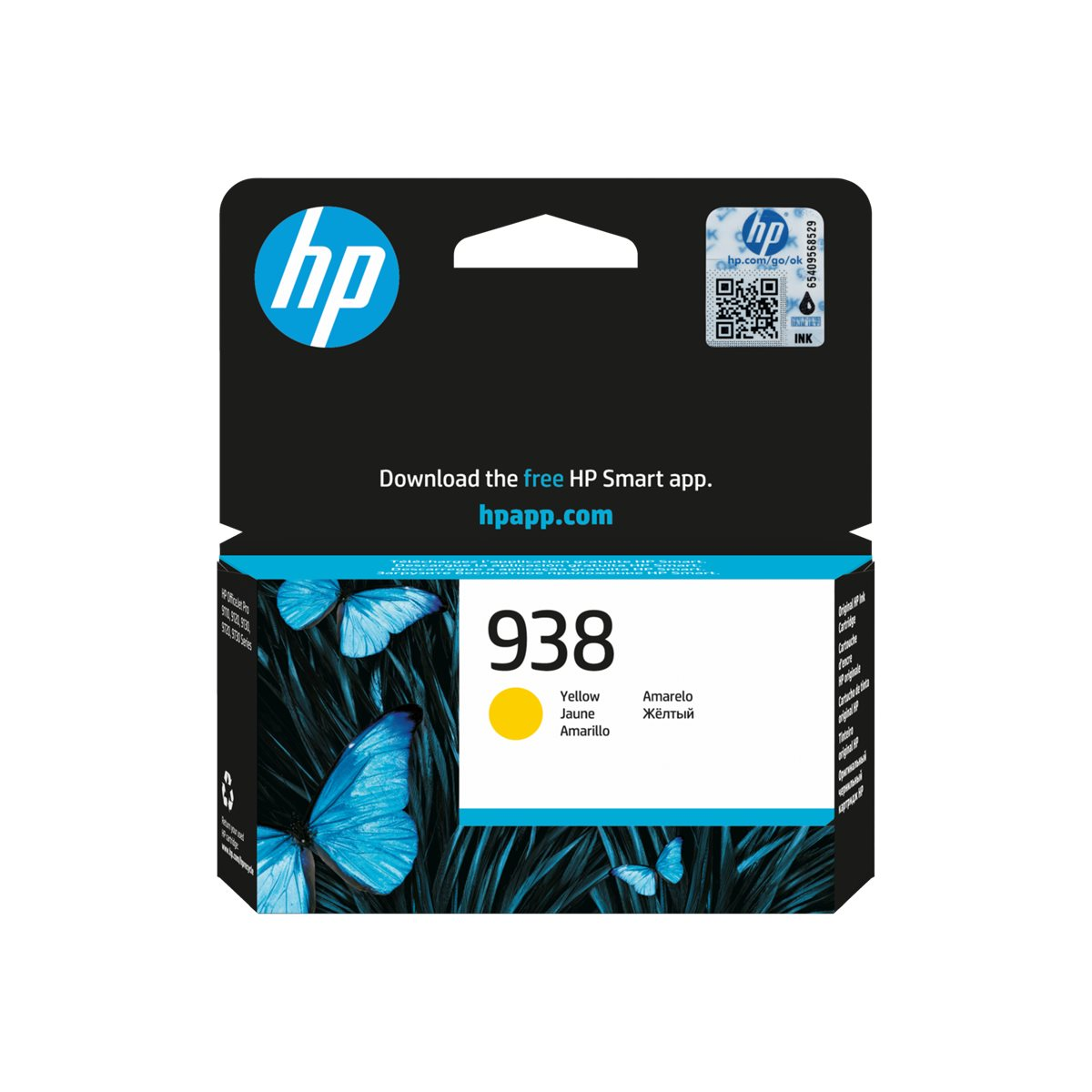 HP 938 Tintenpatrone gelb